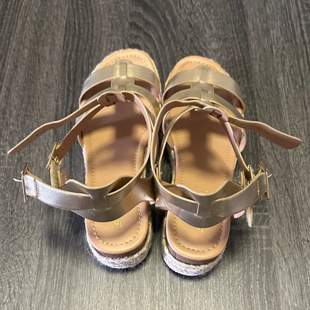 Soda Metallic Espadrille Sandals - Picture 3 of 6